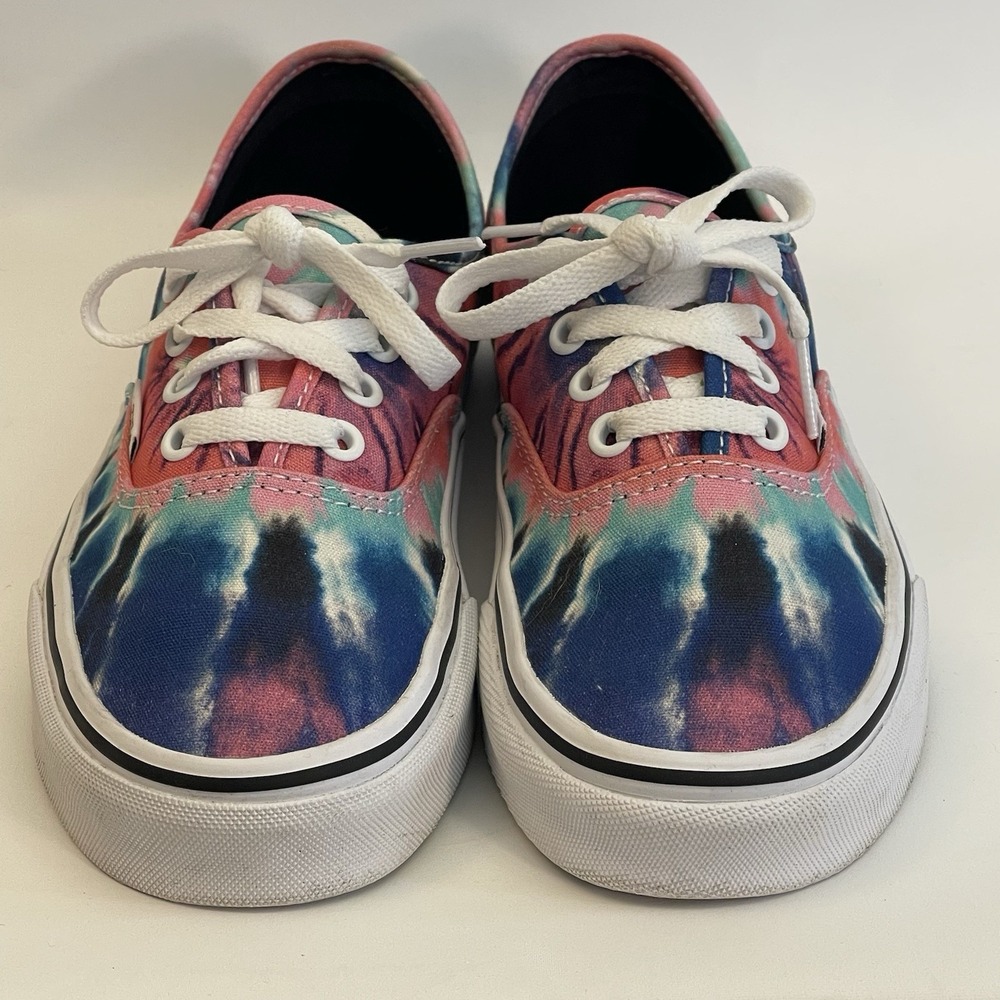 VANS Authentic‎ Women's Tie Dye Canvas Low Top Size 6.5 Women/5 Mens